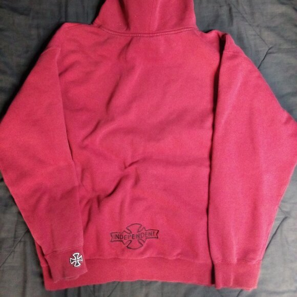 Vintage 90s Independent Trucks Skateboard Hoodie Sweatshirt - Picture 10 of 11